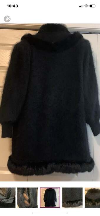 Angora Rabbit Coat - Picture 4 of 11